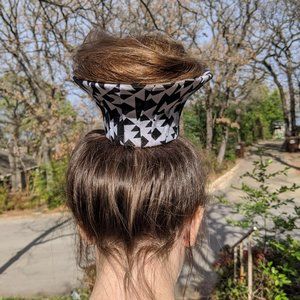 Black + White Tribal Hair Crown